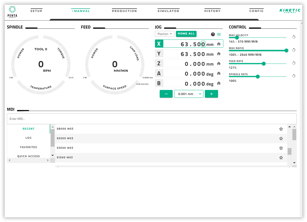 home made dro for axis positions - kinetic control -... Version 5.5.8 anomaly - Kinetic Control - Penta Machine Community